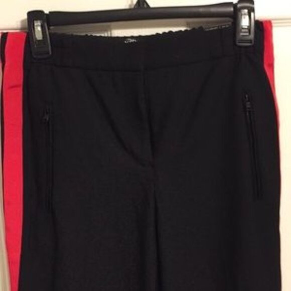 Express Wide Leg High Rise Side Stripe Pants Black Size Large - NEW - Picture 4 of 6